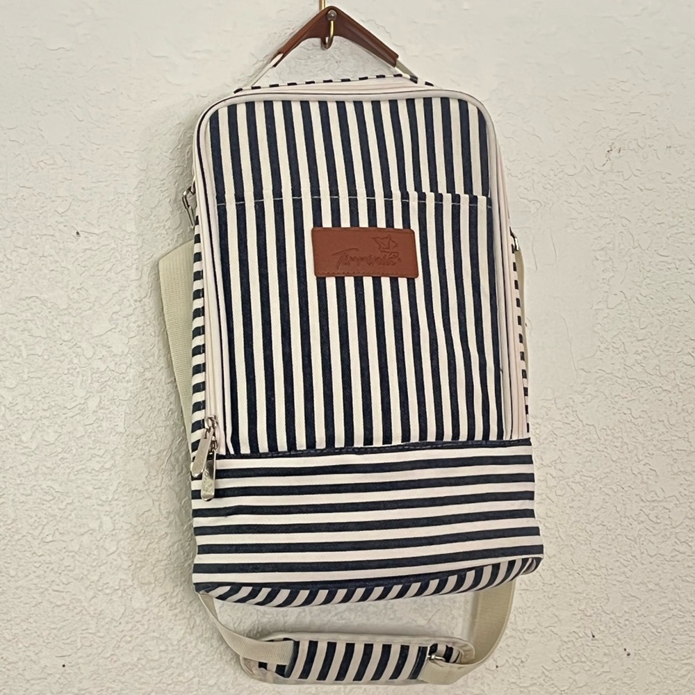 Striped Wine Insulated Bag